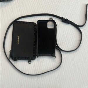 Bandolier Black Crossbody Phone Case